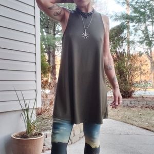 Hurley Skater Dress Triangle Cutout Backless **S